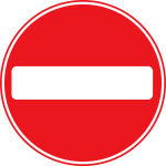 Roadsign-no-entry